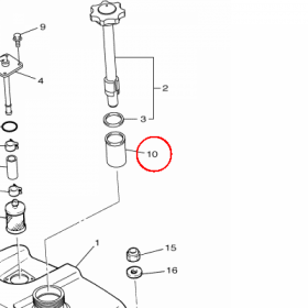 YAMAHA - TUBE, FILLER nr: 8FP241140000