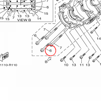 YAMAHA - SRUBA nr: 901190900400