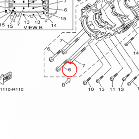 YAMAHA - SRUBA nr: 901190900400