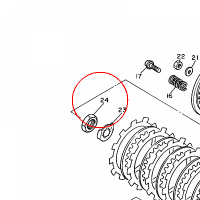YAMAHA - SPREZYNA nr: 901702032300