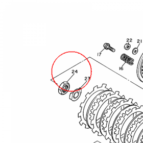 YAMAHA - SPREZYNA nr: 901702032300