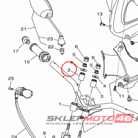 YAMAHA - DAMPER nr: 903881081600