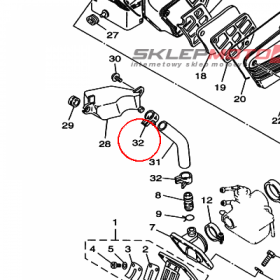 YAMAHA - SPREZ. ZACISKOWA nr: 904671905100