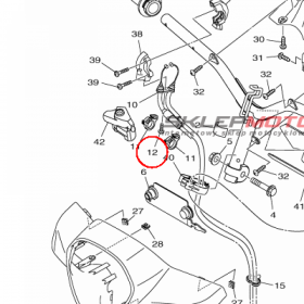 YAMAHA - BOLT, BUTTON HEAD nr: 920120501600