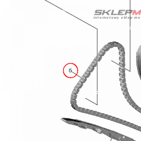 YAMAHA - LANCUCH ROZRZ. nr: 945917812800