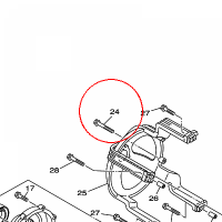 YAMAHA - BOLT, FLANGE(7FK) nr: 958270605000