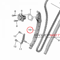 YAMAHA - NAPINACZ LANC. ROZ. nr: B1R122210000