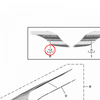 YAMAHA - NAKLEJKA nr: B3L2173F2000