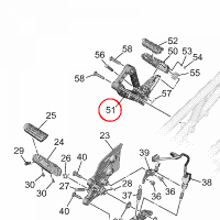 YAMAHA - UCHWYT nr: B5U2742L0100