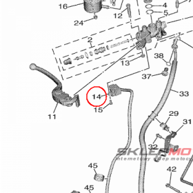 YAMAHA - wlacznik stopu nr: B5U839800000