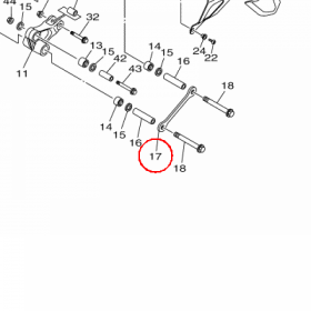 YAMAHA - ARM 1 nr: B672217M0000