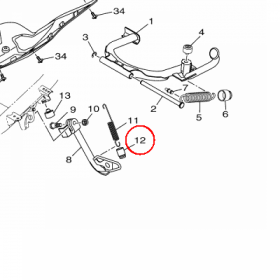 YAMAHA - HOSE 2 nr: B6HF247B0000