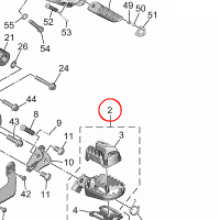 YAMAHA - FOOTREST ASSY nr: BAGF74000000