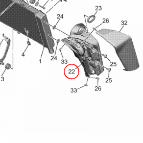 YAMAHA - BRACKET 1 nr: BME2175T0000