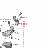 YAMAHA - BRACKET, MIRROR 1 nr: BME2629N1000