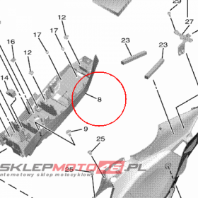 YAMAHA - SKRZYNKA AKUMULAT. nr: BN68212B0000