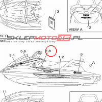YAMAHA - GRAPHIC 8 nr: F5TU417JA000