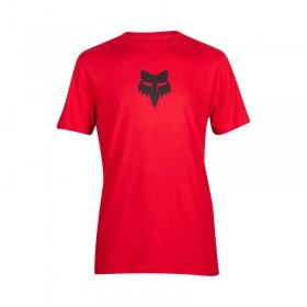 T-HIRT FOX HEAD FLAME RED 