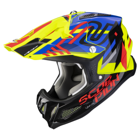 Kask SCORPION VX-22 AIR NEOX Neon Yellow-Blue-Red