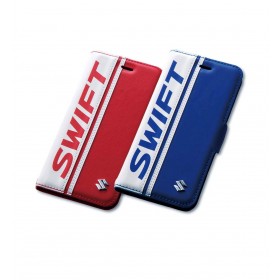 Etui otwierane na IPhone Suzuki Swift czerwone/niebieskie