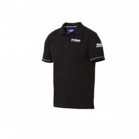 Koszulka polo męska Yamaha Paddock Blue, czarna